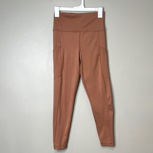 American Eagle The Everything Pocket Leggings Brown High-Waisted Tan Leggings M